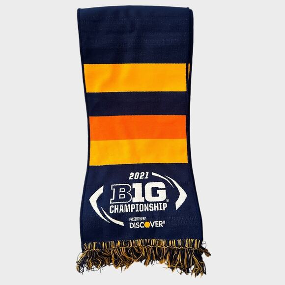 2021 Big Ten Conference Discover Card Scarf - Picture 1 of 9